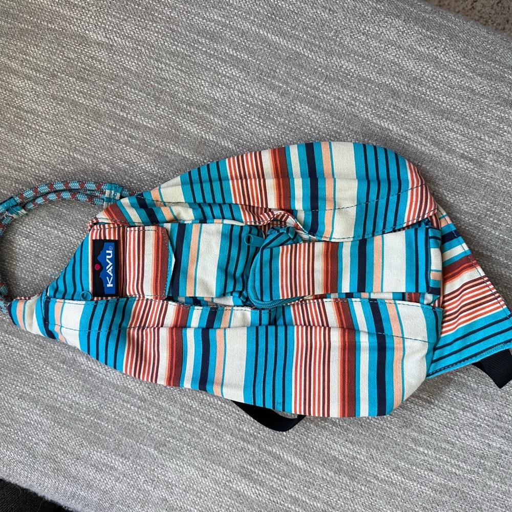 KAVU Multicolor Striped Sling Bag